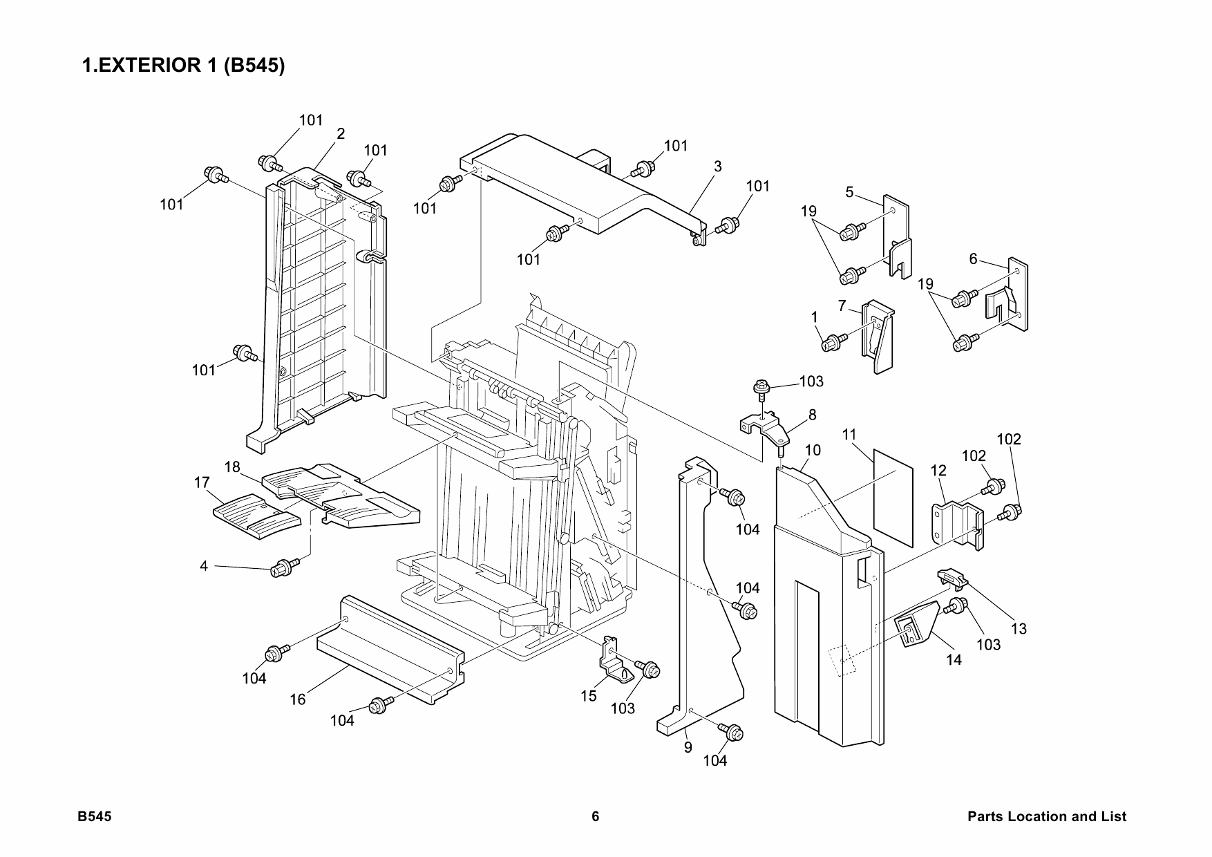 RICOH Options B545 SR880 Parts Catalog PDF download-3